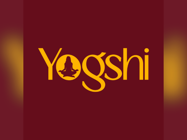 Serene and modern logo for Yogshi Yoga agency, symbolizing tranquility and balance in their instruction.